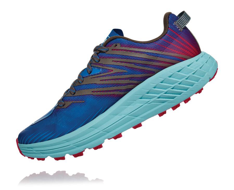 Hoka One One Spor Ayakkabı Kadın Mavi - Speedgoat 4 - RG6725801